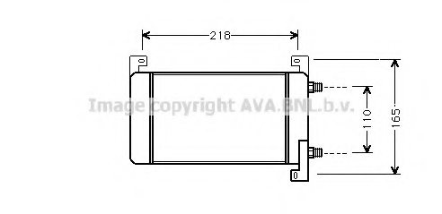 PRASCO AU3130 Oil Cooler, engine oil
